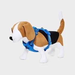 Reflective, Adjustable and Reinforced Stitching Comfort Dog Harness - S - Blue - Boots & Barkley™