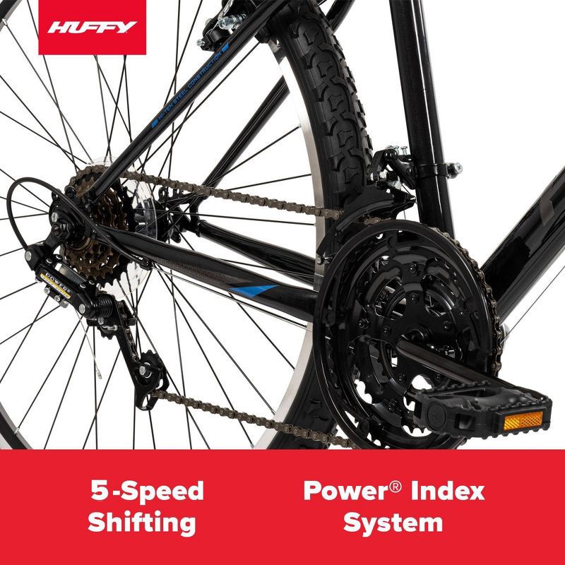 slide 10 of 13, Huffy Alpine Mountain Bike - 26” Wheels - 15 Speeds - Black, 1 ct