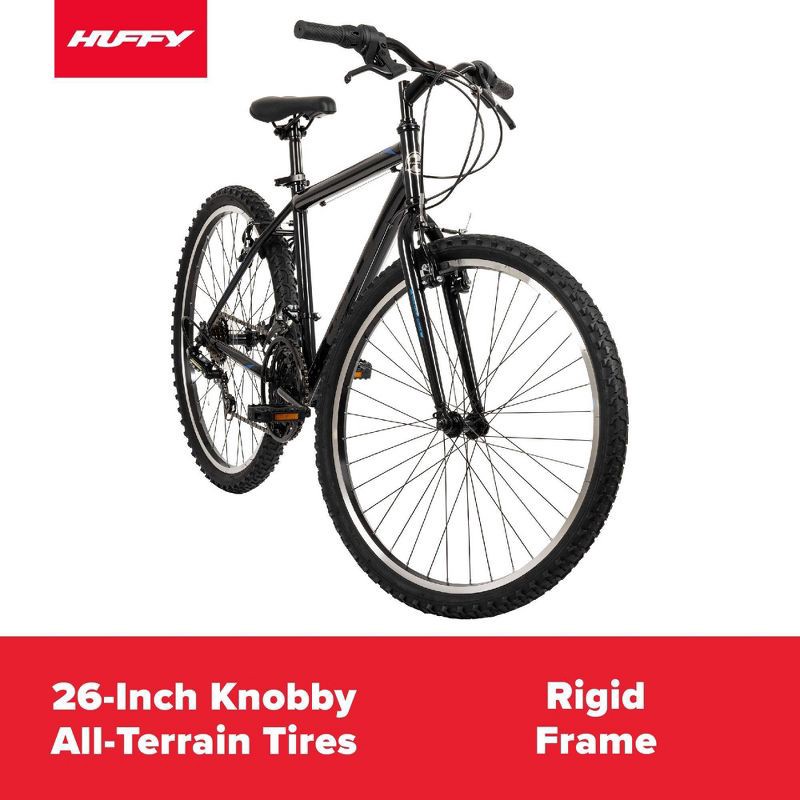 slide 11 of 13, Huffy Alpine Mountain Bike - 26” Wheels - 15 Speeds - Black, 1 ct