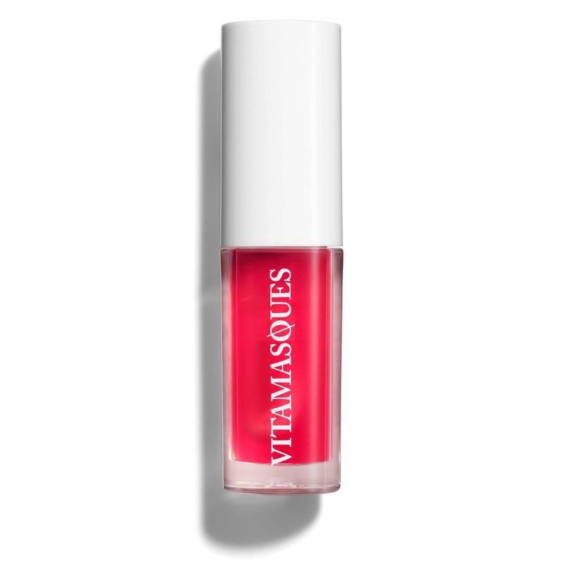 slide 1 of 9, Vitamasques Glow Lip Oil - Cherry Glaze, 1 ct