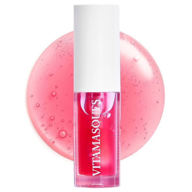 slide 2 of 9, Vitamasques Glow Lip Oil - Strawberry Glaze, 1 ct