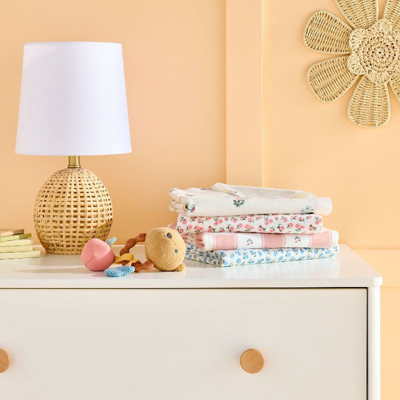 slide 2 of 3, Handheld Plush Rattle Baby Toy - Bear - Cloud Island™, 1 ct