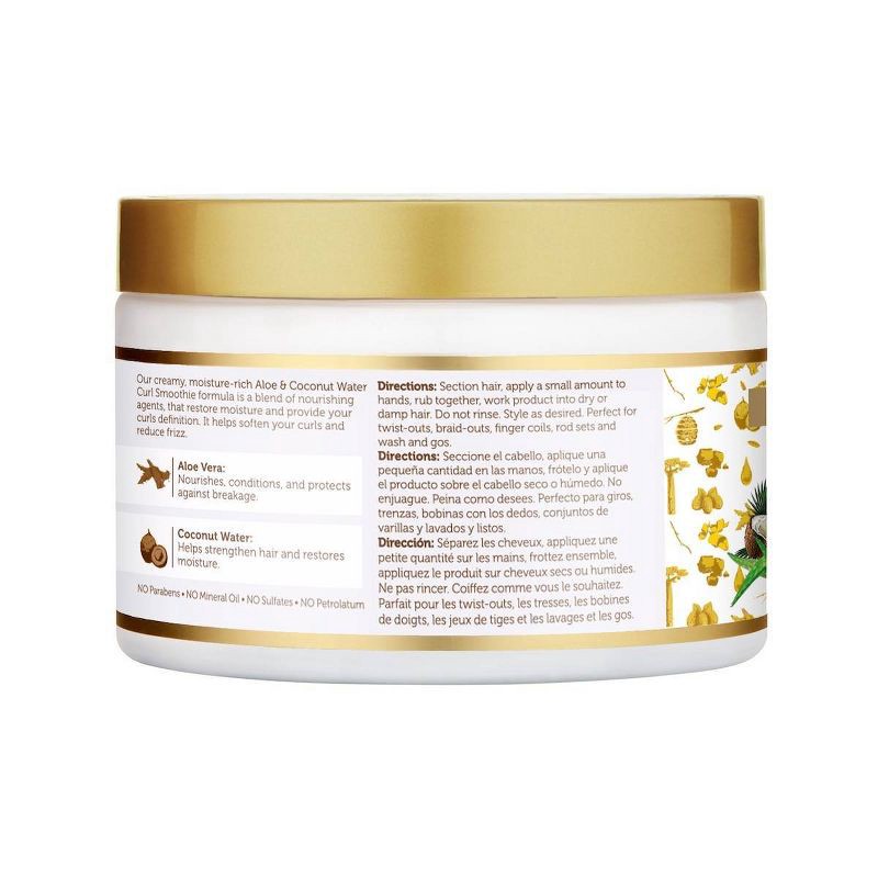 slide 2 of 3, African Pride Moisture Miracle Aloe & Coconut Water Hydrate & Define Smoothie Curl Enhancer - 12oz, 12 oz