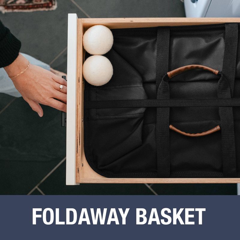 slide 6 of 10, CleverMade Laundry Tote Luxe, 1 ct