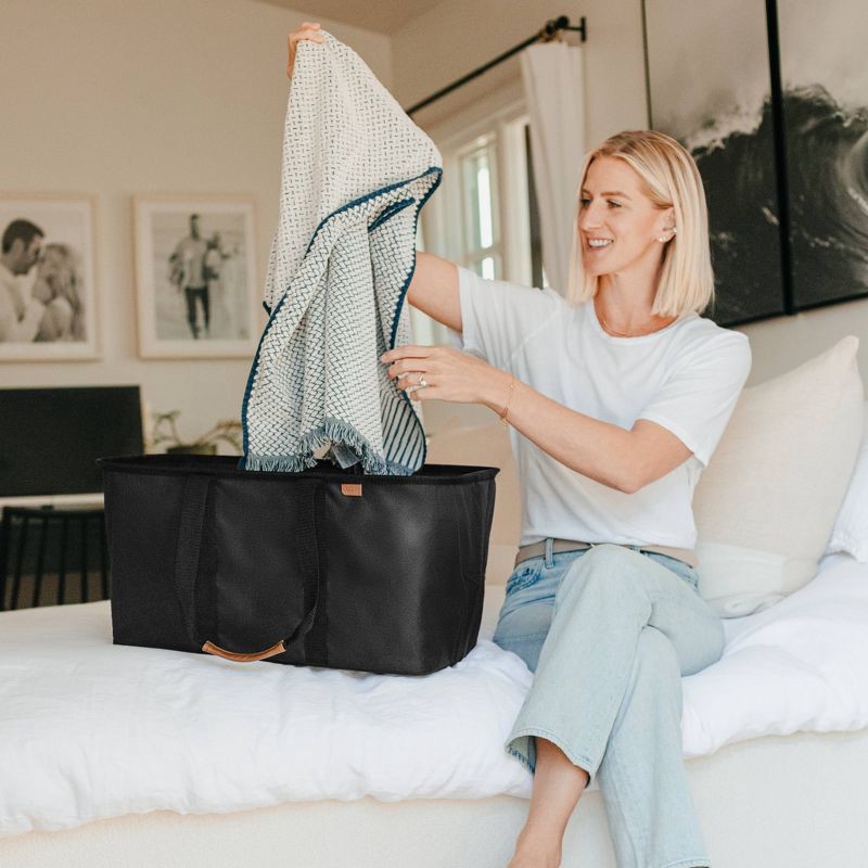 slide 10 of 10, CleverMade Laundry Tote Luxe, 1 ct