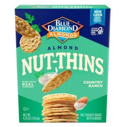 Blue Diamond Almonds Nut Thins Cookie Country Ranch - 4.25oz