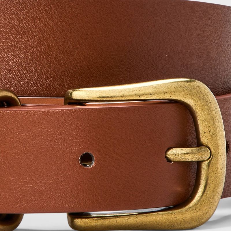slide 3 of 3, D Keepers Belt - Universal Thread™ Brown L: Buckle Closure, Solid Pattern, Adult General Sizing, 1 ct