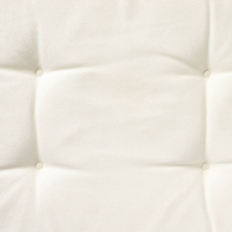 slide 6 of 6, Threshold designed w/Studio McGee Elden Wood Bench with Woven Back and Loose Cushion Seat - Threshold™ designed with Studio McGee Fully Assembled, 1 ct