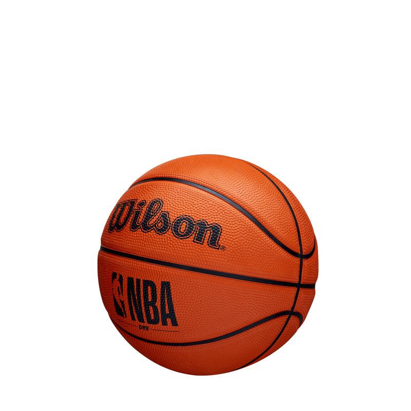 slide 3 of 6, Wilson NBA Authentic Mini Basketball - Brown: Composite Shell, Butyl Bladder, Size 3, 1 ct