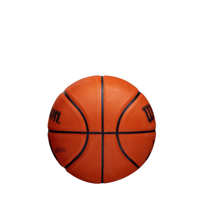 slide 4 of 6, Wilson NBA Authentic Mini Basketball - Brown: Composite Shell, Butyl Bladder, Size 3, 1 ct