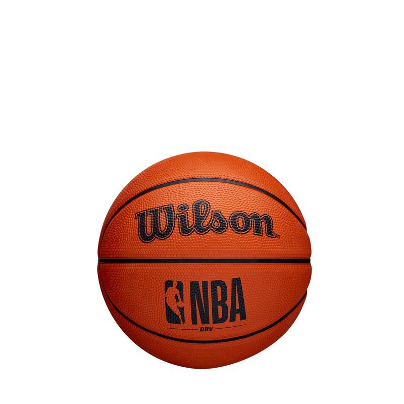 slide 1 of 6, Wilson NBA Authentic Mini Basketball - Brown: Composite Shell, Butyl Bladder, Size 3, 1 ct