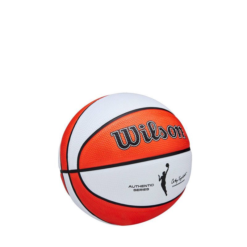 slide 2 of 7, Wilson NBA Authentic Mini Basketball - Orange/White: Size 3, Small Sports Equipment, 1 ct