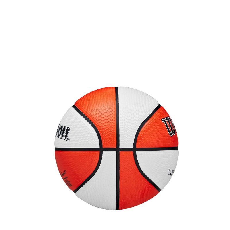 slide 4 of 7, Wilson NBA Authentic Mini Basketball - Orange/White: Size 3, Small Sports Equipment, 1 ct