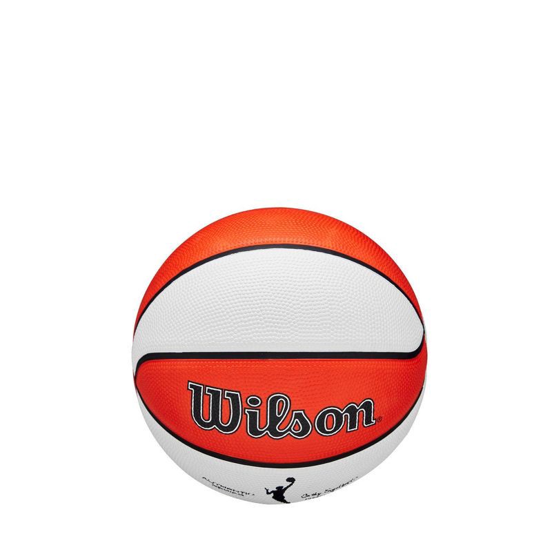 slide 5 of 7, Wilson NBA Authentic Mini Basketball - Orange/White: Size 3, Small Sports Equipment, 1 ct