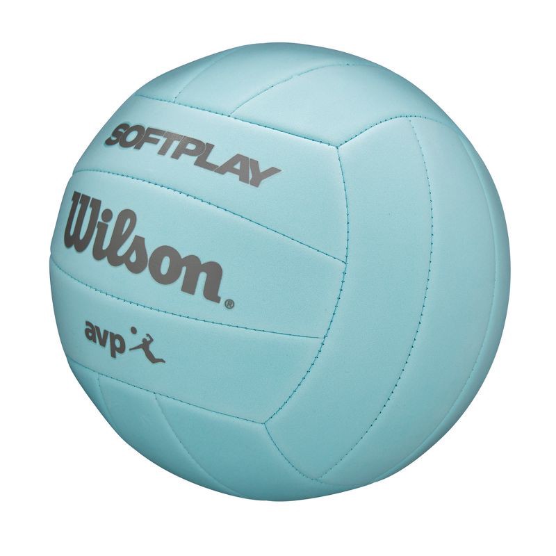 slide 3 of 8, Wilson AVP Soft Play Volleyball - Blue, 1 ct