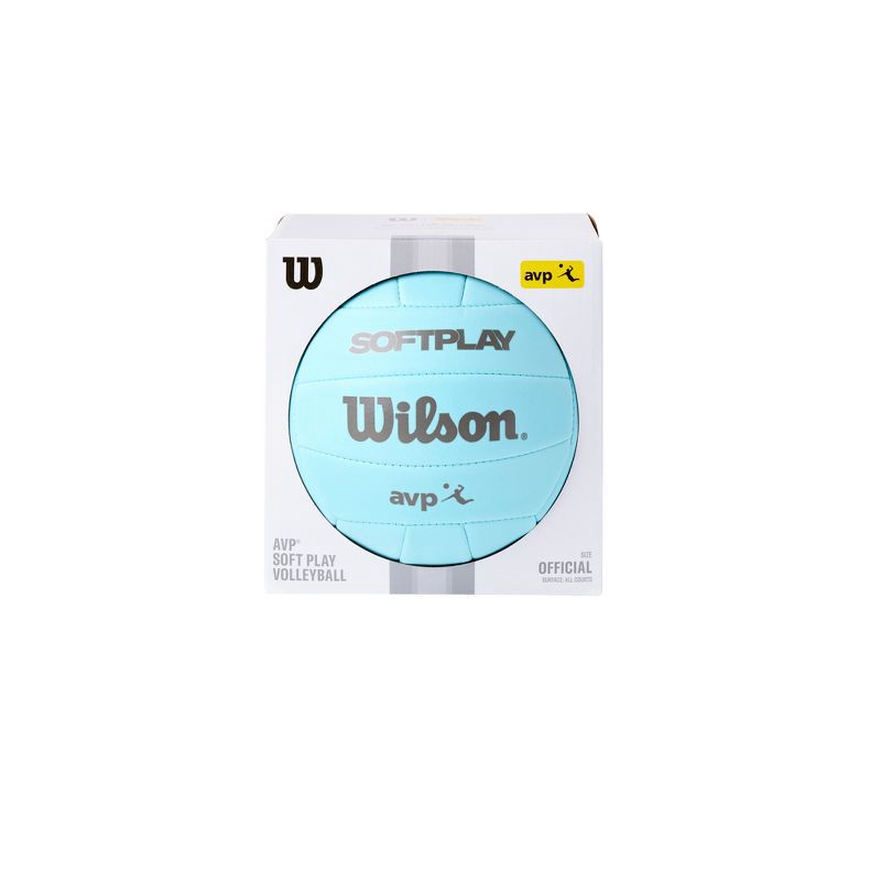 slide 8 of 8, Wilson AVP Soft Play Volleyball - Blue, 1 ct
