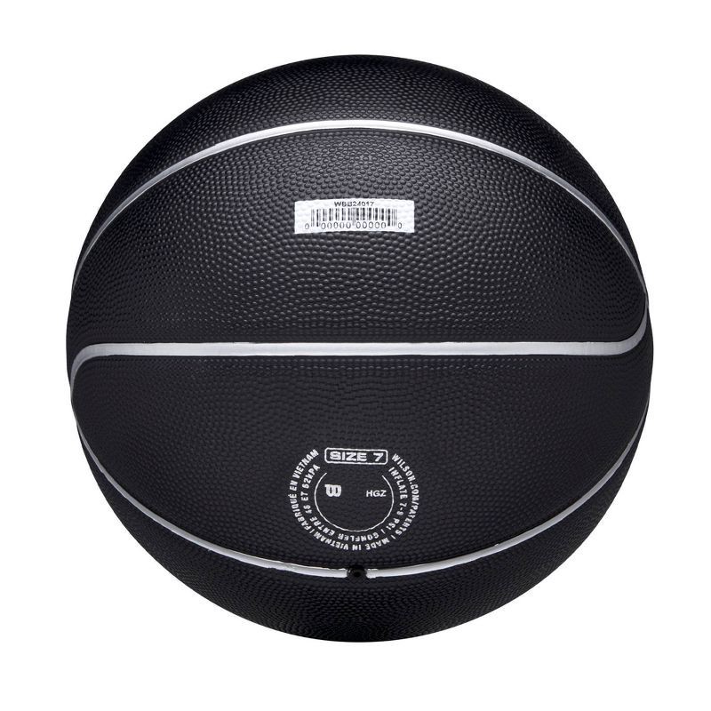 slide 2 of 3, Wilson Size 7 NCAA Icon Basketball - Black: Indoor & Outdoor Use, Age 12+, 1 ct