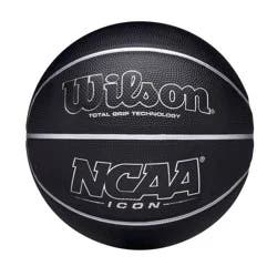 Wilson Size 7 NCAA Icon Basketball - Black: Butyl Bladder, Rubber Shell, Age 12+