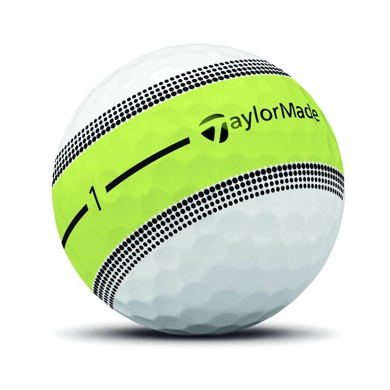 slide 3 of 3, TaylorMade Tour Response Golf Balls 12bp - Stripe: Rubber Urethane Shell, All Ages, 1 ct
