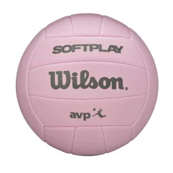 Wilson AVP Soft Play Volleyball - Pink: Sports Ball for Ages 5+ with Synthetic Leather