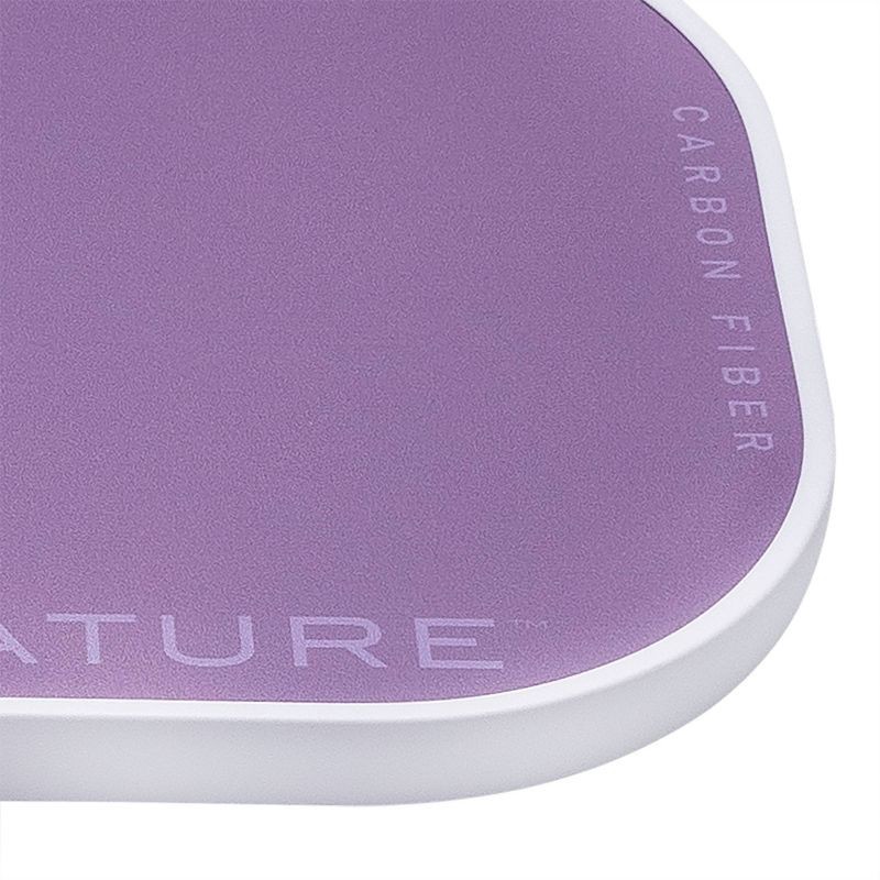 slide 12 of 13, PBPRO Signature Carbon Fiber Pickleball Paddle - Lavender: Polypropylene Core, Traditional Frame, 1 ct
