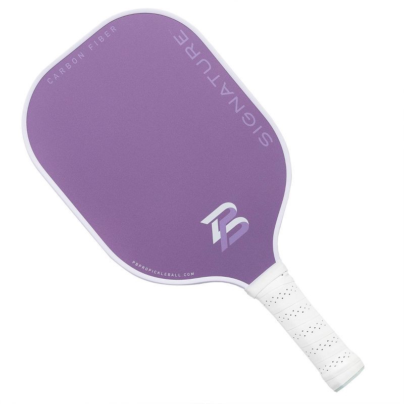 slide 6 of 13, PBPRO Signature Carbon Fiber Pickleball Paddle - Lavender: Polypropylene Core, Traditional Frame, 1 ct