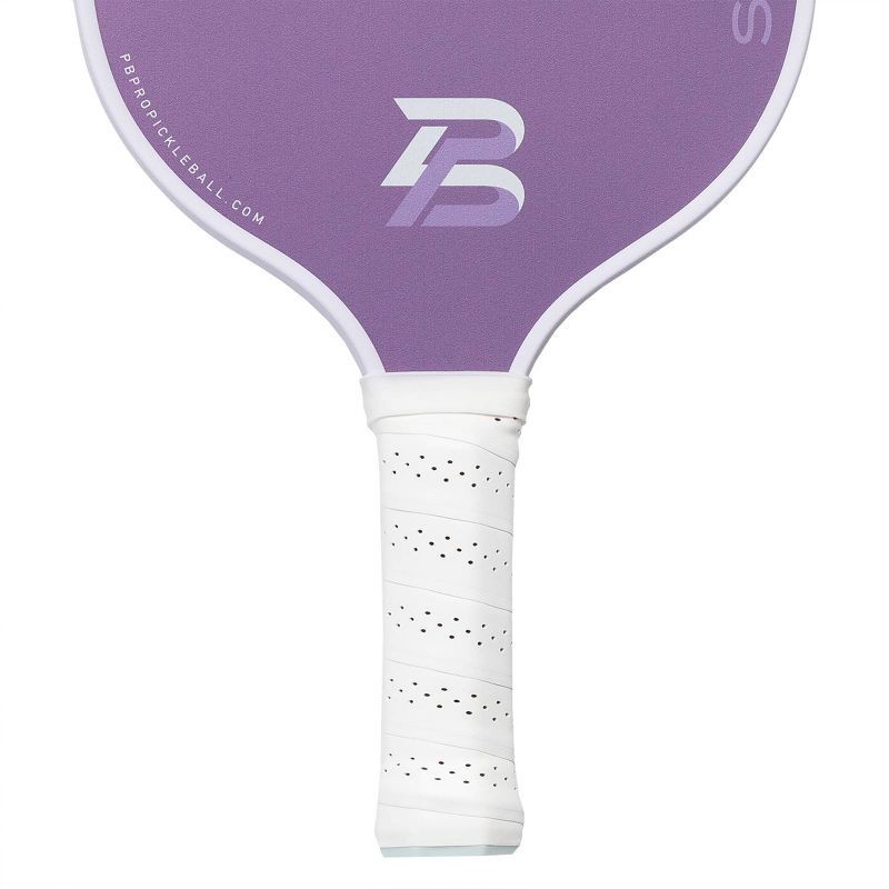 slide 8 of 13, PBPRO Signature Carbon Fiber Pickleball Paddle - Lavender: Polypropylene Core, Traditional Frame, 1 ct