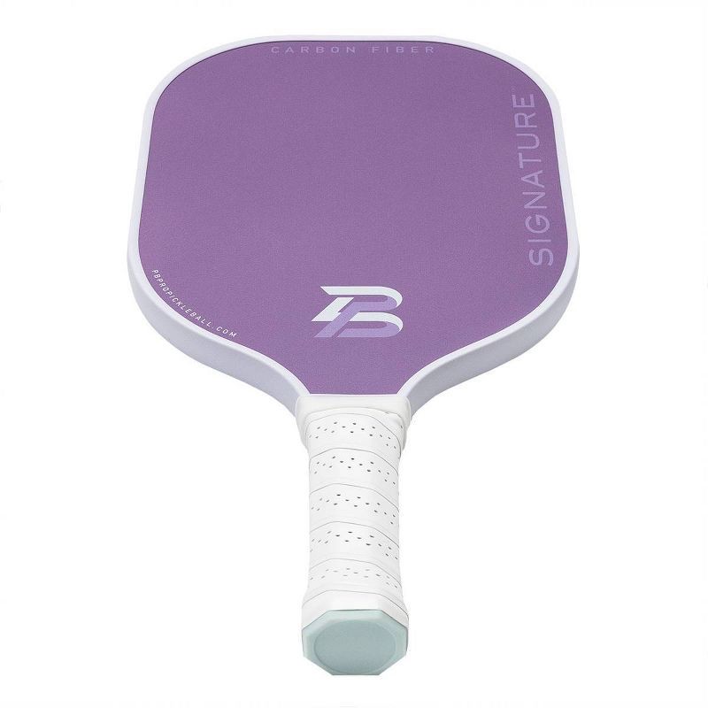 slide 11 of 13, PBPRO Signature Carbon Fiber Pickleball Paddle - Lavender: Polypropylene Core, Traditional Frame, 1 ct