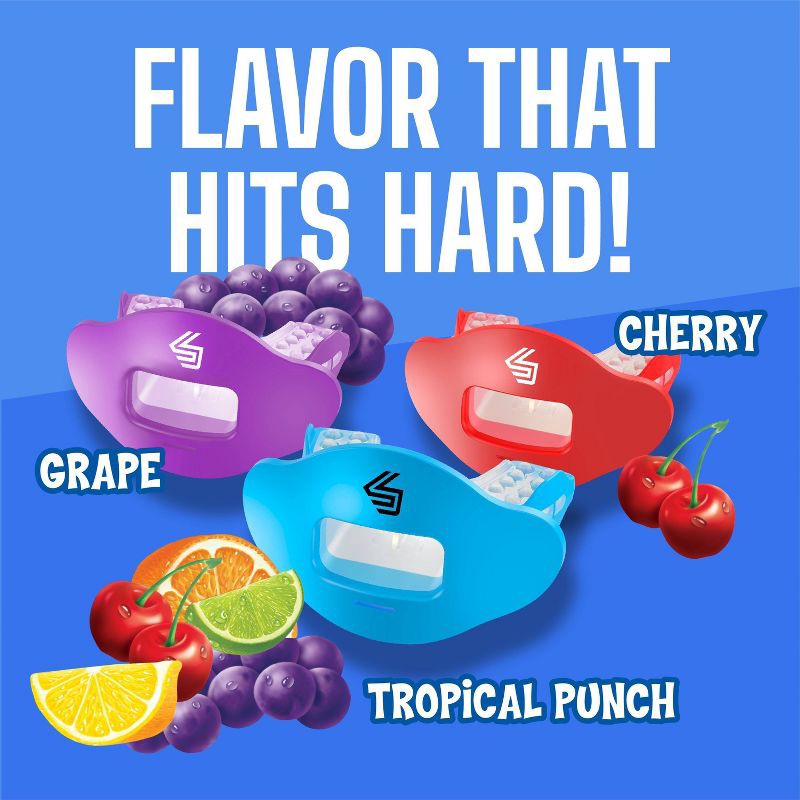 slide 3 of 4, Shock Doctor Sport Max Airflow Flavor Lipguard Kool Aid - Tropical Punch: All-Purpose Polypropylene BPA-Free Mouth Guard, 1 ct