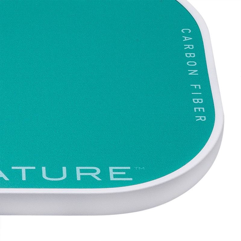 slide 14 of 15, PBPRO Signature Carbon Fiber Pickleball Paddle - Mint Green: Traditional Frame, 8 oz, 8 oz