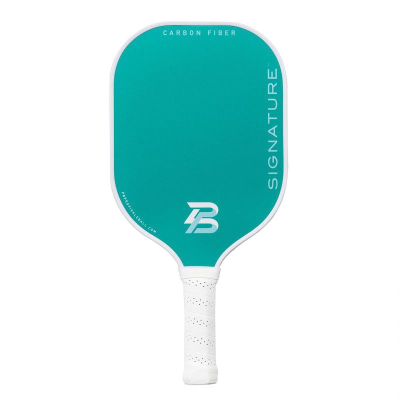 slide 9 of 15, PBPRO Signature Carbon Fiber Pickleball Paddle - Mint Green: Traditional Frame, 8 oz, 8 oz