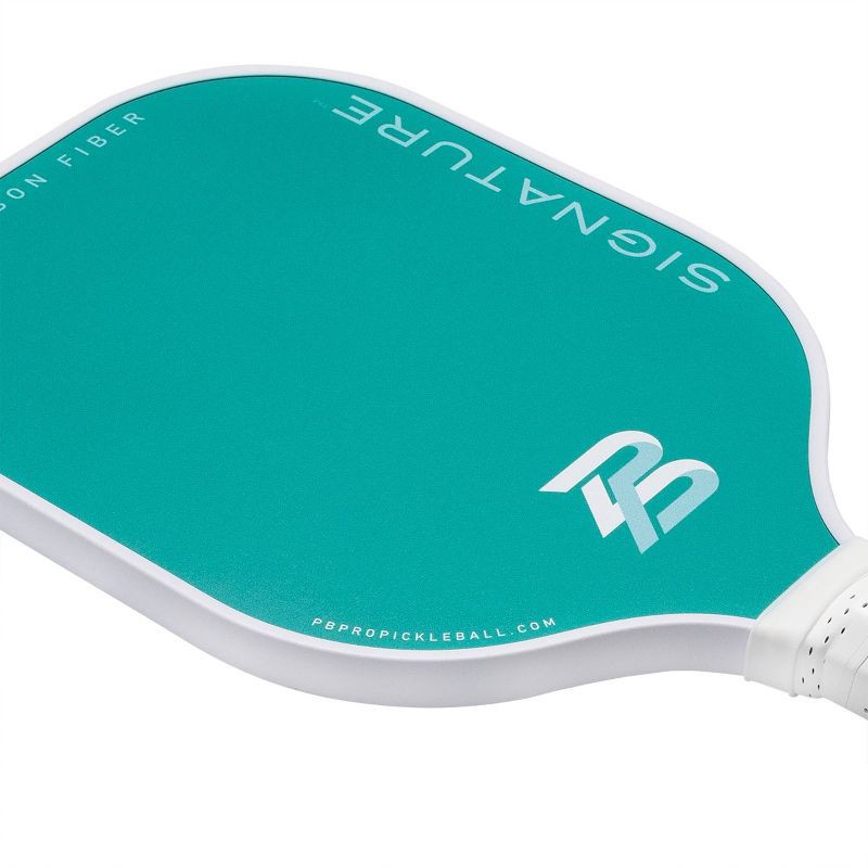 slide 10 of 15, PBPRO Signature Carbon Fiber Pickleball Paddle - Mint Green: Traditional Frame, 8 oz, 8 oz