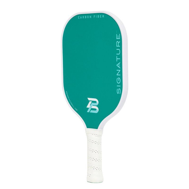 slide 11 of 15, PBPRO Signature Carbon Fiber Pickleball Paddle - Mint Green: Traditional Frame, 8 oz, 8 oz