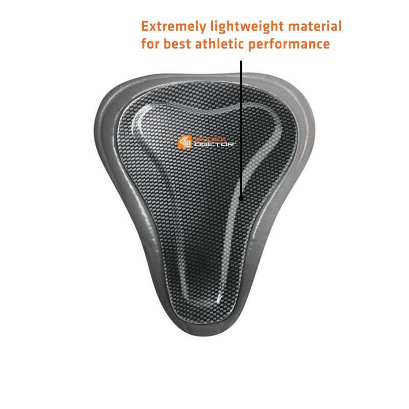 slide 4 of 4, Shock Doctor Sport Pelvic Protector - M: Foam Protective Pads for Athletic Safety, 1 ct