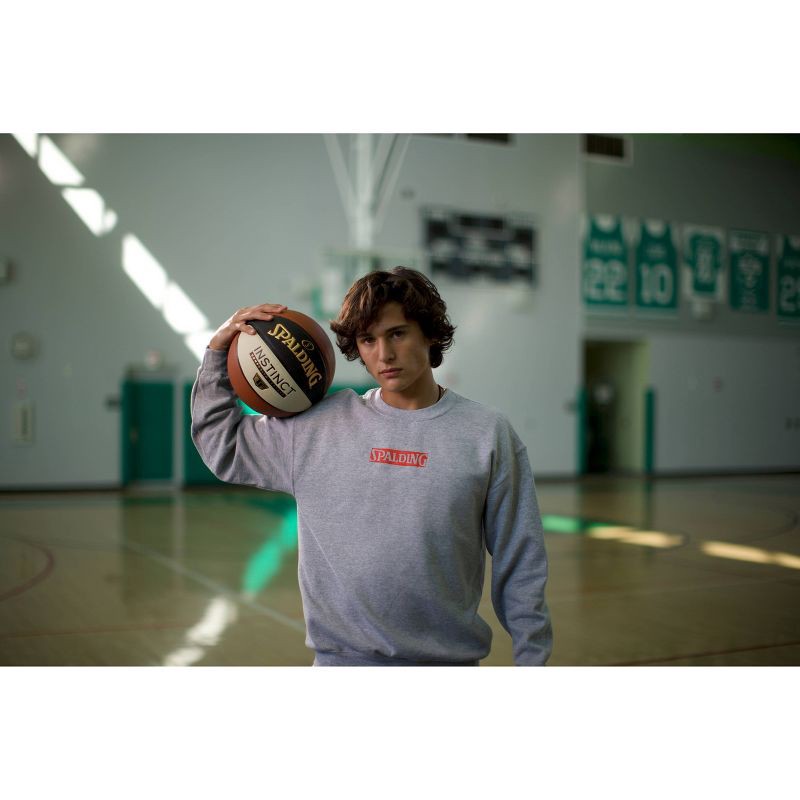 slide 10 of 12, Spalding Instinct 27.5" Basketball: Composite, Butyl Bladder, Youth Use, 1 ct