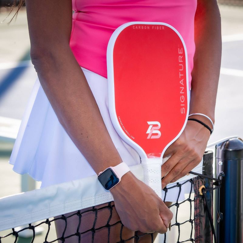 slide 6 of 14, PBPRO Signature Carbon Fiber Watermelon Pickleball Paddle: Polypropylene Core, 4-1/4" Grip, 1 ct