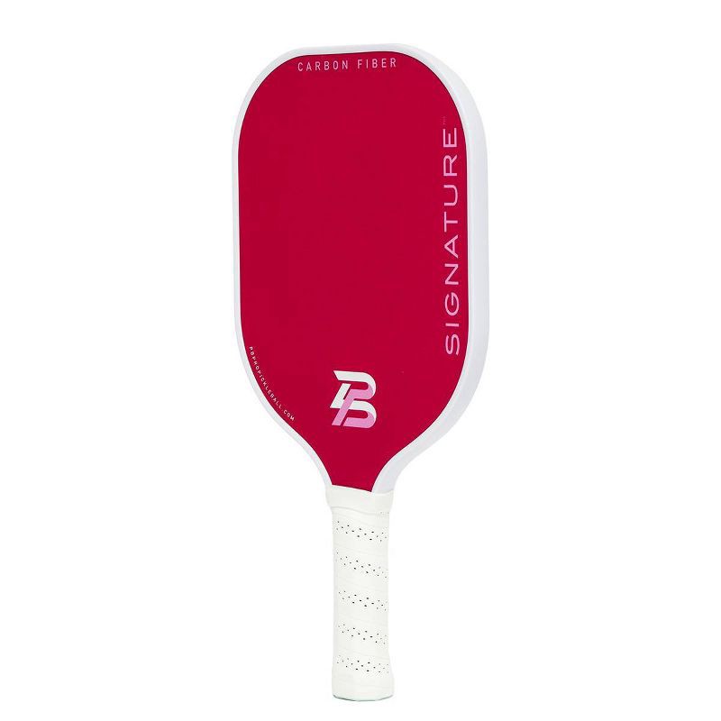 slide 13 of 14, PBPRO Signature Carbon Fiber Pickleball Paddle - Pink: Polypropylene Core, 4-1/4" Grip, 1 ct