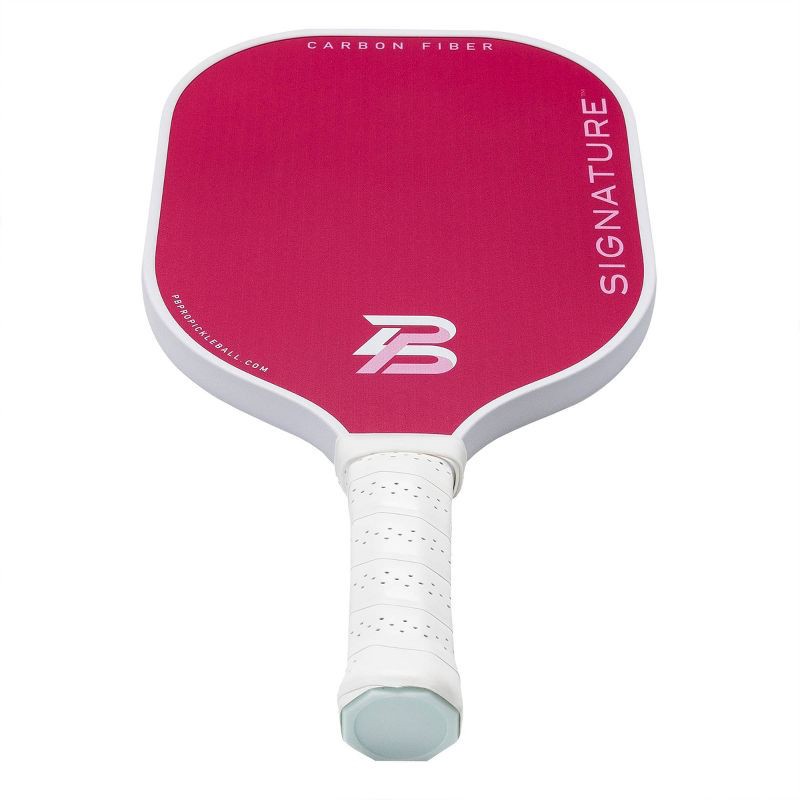slide 10 of 14, PBPRO Signature Carbon Fiber Pickleball Paddle - Pink: Polypropylene Core, 4-1/4" Grip, 1 ct
