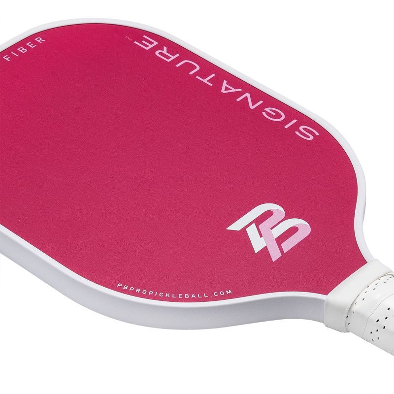 slide 11 of 14, PBPRO Signature Carbon Fiber Pickleball Paddle - Pink: Polypropylene Core, 4-1/4" Grip, 1 ct