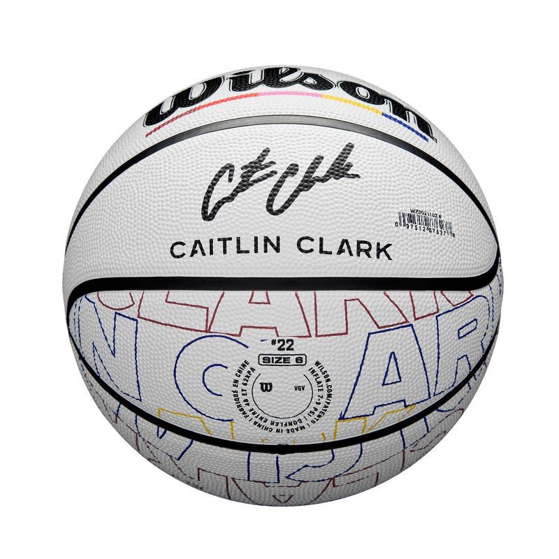 slide 6 of 7, Wilson Caitlin Clark Journey 28.5' Basketball Series - Mark your Mark: Composite Shell, 1 ct