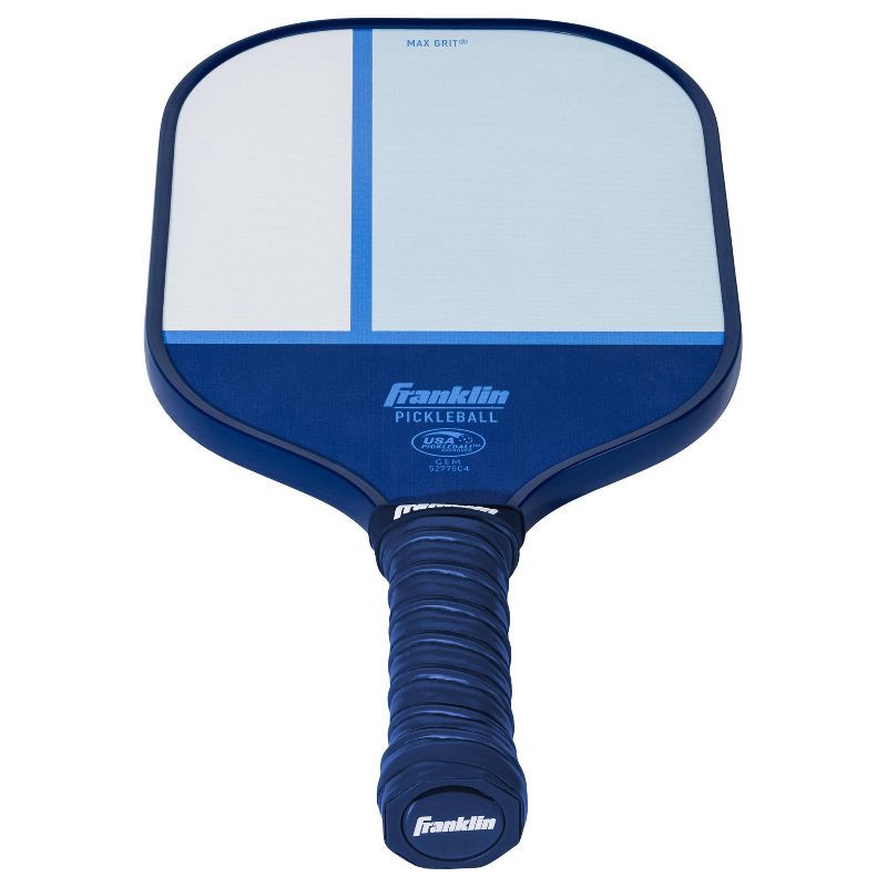 slide 9 of 12, Franklin Sports 2 Player Poly Paddle with Ball Set - Blue/Light Blue: Fiberglass Pickleball Equipment, 1 ct