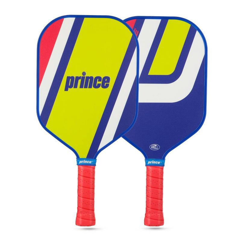 slide 1 of 8, Prince Sports Recreational Series Paddles - Retro Red/Green/Blue, 1 ct