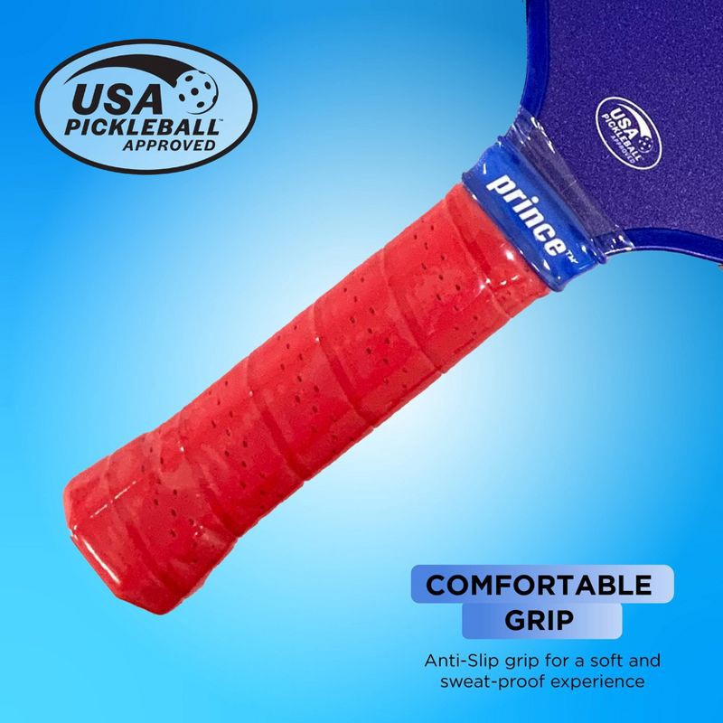 slide 4 of 8, Prince Sports Recreational Series Paddles - Retro Red/Green/Blue, 1 ct