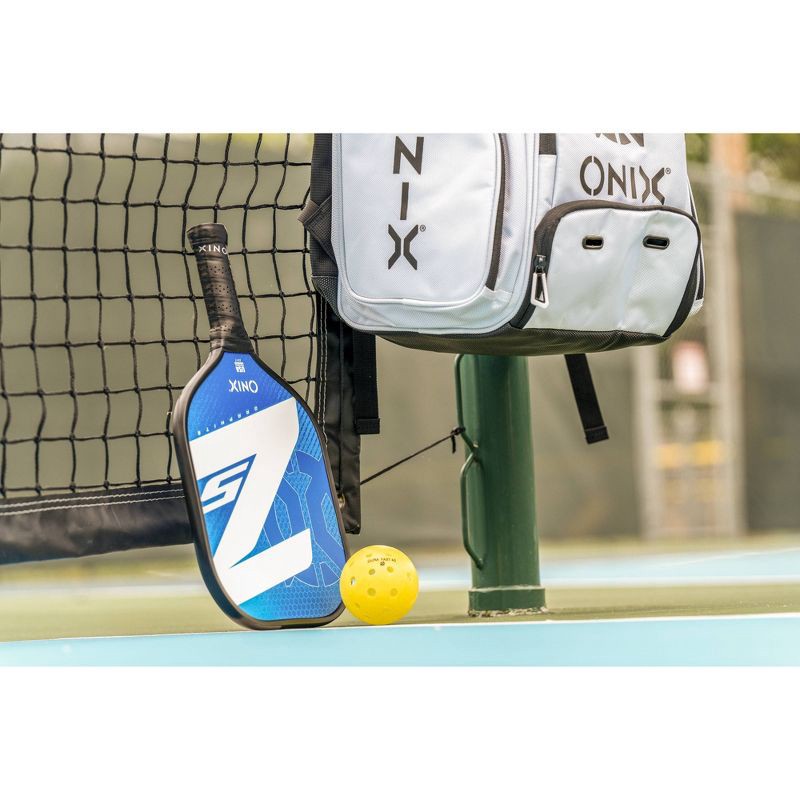 slide 8 of 8, Onix 15.5" Z5 Wide Body Pickleball Paddle - Blue: Graphite, Stiff Flex, 8.2 oz, 8.2 oz