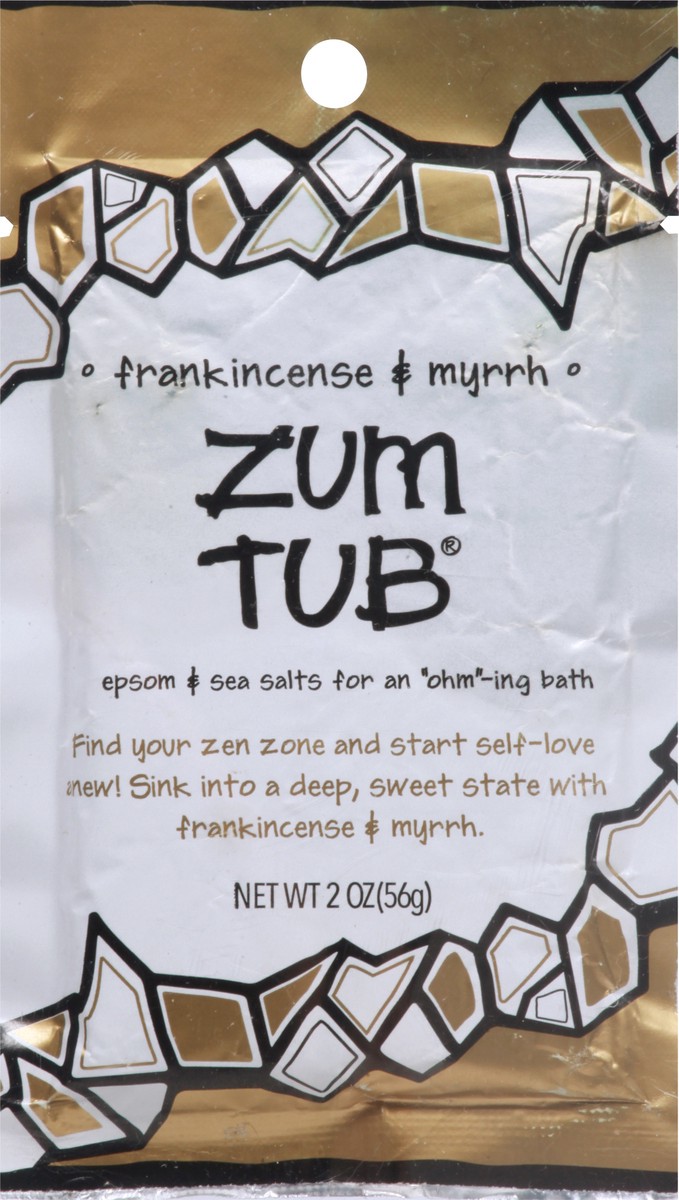slide 10 of 10, Zum Frankincense & Myrrh Bath Soak 2 oz, 2 oz