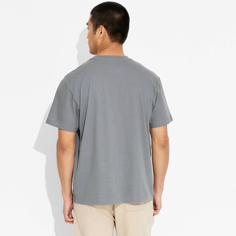 slide 3 of 3, Men's Short Sleeve Chicago Bulls Graphic T-Shirt - Original Use™ Dark Gray L, 1 ct