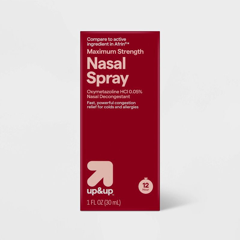 slide 1 of 4, Original 12hr Nasal Spray - Oxymetazoline Hydrochloride 0.05% - 1 fl oz - up&up™, 1 fl oz