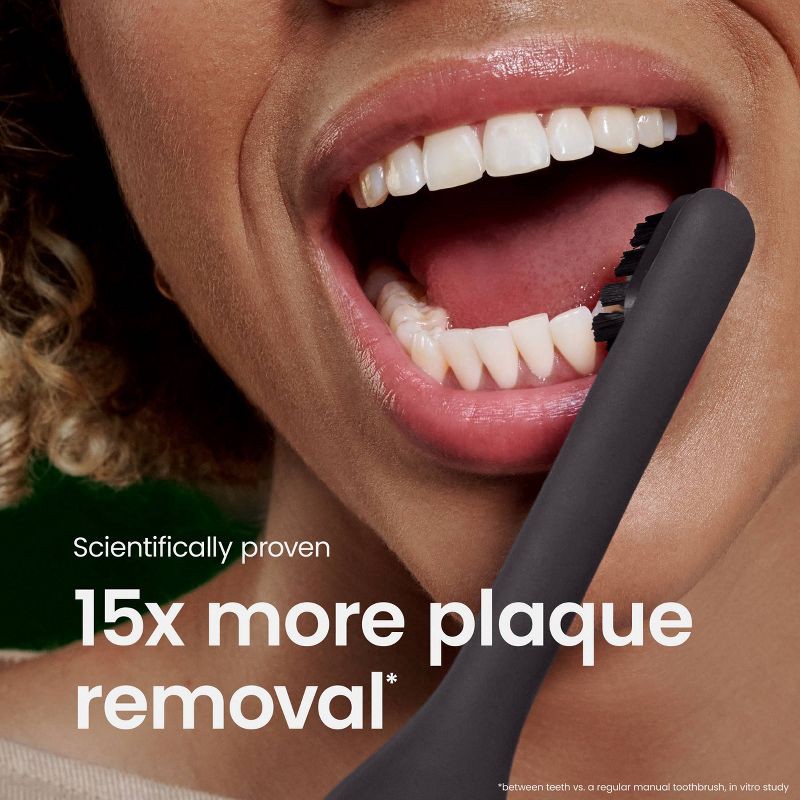 slide 2 of 19, quip Ultra Next Generation Smart Sonic Electric Toothbrush - Onyx, 1 ct