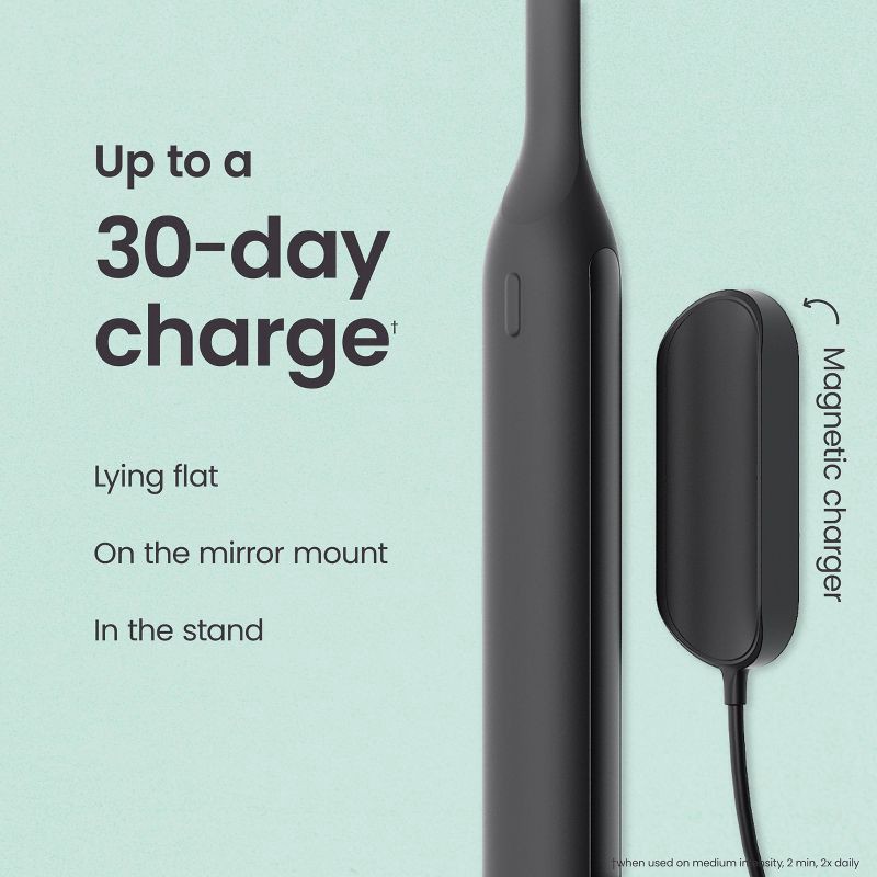 slide 12 of 19, quip Ultra Next Generation Smart Sonic Electric Toothbrush - Onyx, 1 ct