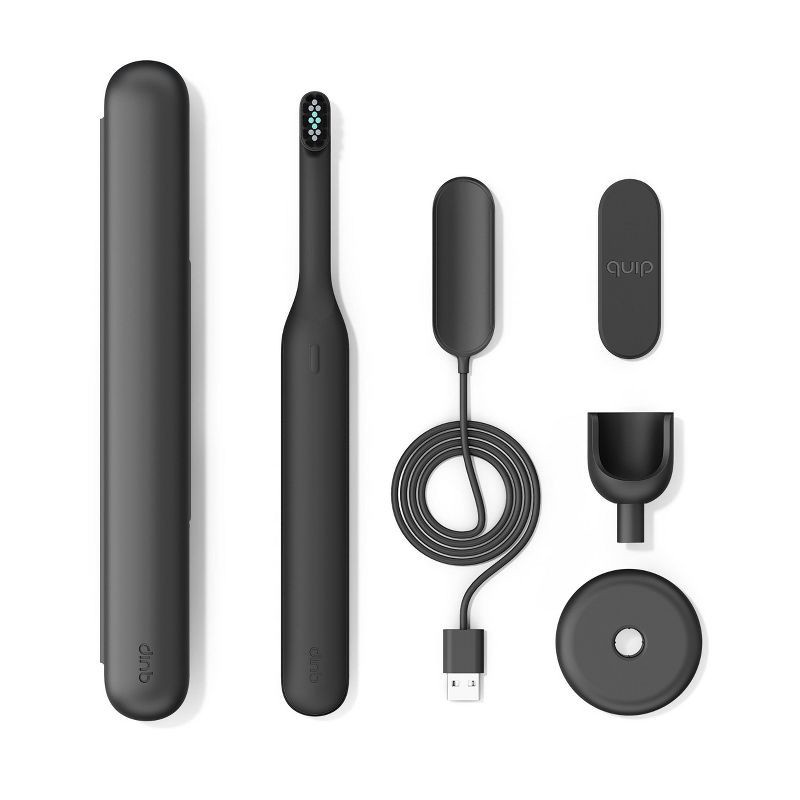 slide 17 of 19, quip Ultra Next Generation Smart Sonic Electric Toothbrush - Onyx, 1 ct